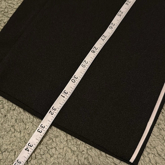NWOT - Banana Republic Crop Dress Pant with White Stripe - Picture 7 of 8